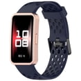 thumbnail image 1 of Pulsera de silicona deportiva de color sólido a prueba de sudor con ajuste cómodo y amplia compatibilidad compatible con Smartwatch, 1 of 5