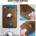 thumbnail image 4 of Billetera Miyozi Airtag para hombre, cartera de piel con bloqueo RFID, 4 of 8