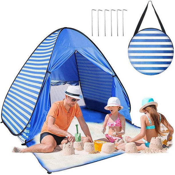 Emergente Instantánea Camping Pesca Refugio Plegable (oscuro) Azul