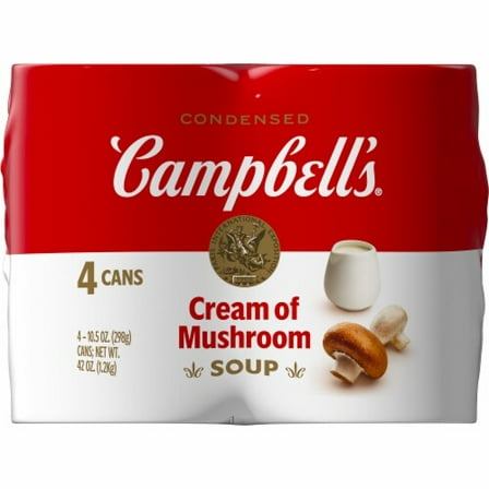Campbell's Condensed Cream of Mushroom Soup 4 ct / 10.5 oz