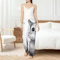 thumbnail image 6 of Lsque Cute Cat Meadow Sketch Print Women's Pajama Pants, Lounge Pant - Comfortable Home Wear,Elastic Waistband, Stylish Design-Medium, 6 of 9