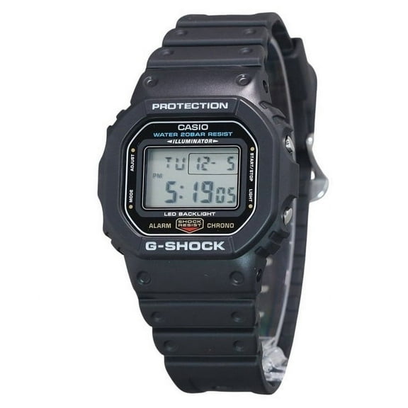 Casio G-Shock Digital Resin Strap Quartz DW-5600UE-1 200M Men's Watch