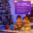 thumbnail image 6 of Aship 164FT 1000LEDs Christmas String Lights, Remote & Timer, 11 Modes Plug in Color Changing String Lights IP44 Waterproof ,Outdoor Indoor Decorations for Xmas Tree, Party, Wedding, 6 of 10