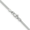 thumbnail image 4 of 14K White Gold Jbsp's 1.25mm Franco Chain (18 X 1.25) Made In Italy 7178-18, 4 of 5