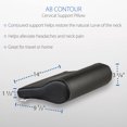 thumbnail image 5 of Core Products AB Contour Cervical Support Pillow, Vinyl - Black, 5 of 6