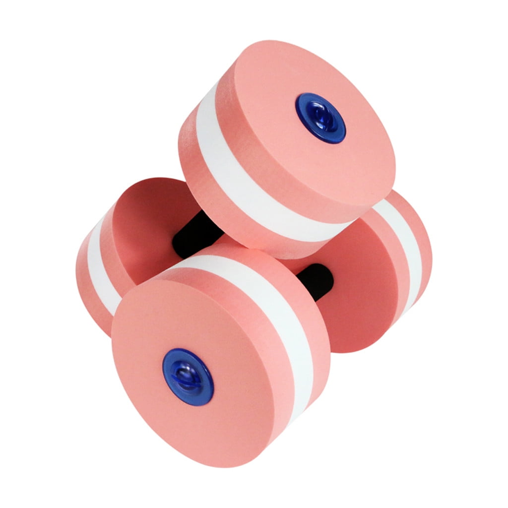 Fridja 1 Pair Aquatic Fitness Barbells Foam Dumbbells Hand Bar Pool Exercise Detachable