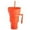 Orange, variant on XEOVHV Snackeez Cup, Snackeez Cups,Plastic Snack and Drink Cup, Snackeez Cups, Reusable Drink and Snack Cup, Stadium Tumbler with Snack Bowl (Orange)