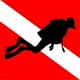 Diver Drapeau Emblème de Piscine 59 Pouces 67B00-00055 – image 1 sur 1