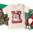 thumbnail image 1 of Camiseta navideña de Papá Noel para niños y niñas pequeños, camisetas navideñas de manga corta, camisetas festivas, 1 of 5