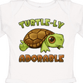 thumbnail image 4 of Inktastic Turtle-ly Adorable Cute Turtle Boys or Girls Long Sleeve Baby Bodysuit, 4 of 5
