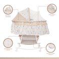 thumbnail image 2 of Cuna Moisés Para Bebé Bambineto Aeiou 720m Con Mosquitero Beige, 2 of 7