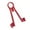 Rouge, variante sur Support de Sonde Multimètre Réglable Clip de Fixation Universel pour Usage Extérieur et Domestique Organisateur d'Outils Pratique