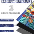 thumbnail image 4 of Office Chair Mat for Hardwood Floor 36"X 48" Office Rugs for Gaming Rolling Chairs Computer Desk Chair Non-Slip Flowers Protector Mats for Hard Floor & Tile Floor Decor, 4 of 6