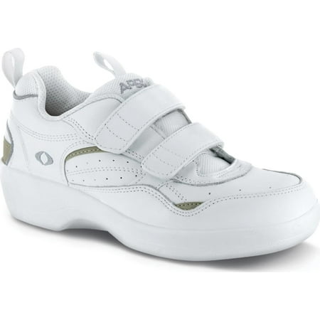 

Men s Apex Double Strap Active Walker White Leather 12 XXW