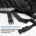 thumbnail image 3 of Waterproof Boat Cover, 14FT Trailerable Boat Cover 210D Heavy Duty Bass Boat Covers, All-Weather Mooring Cover Outdoor Protection Fits V-Hull, Tri-Hull, Runabout, Black, 3 of 7