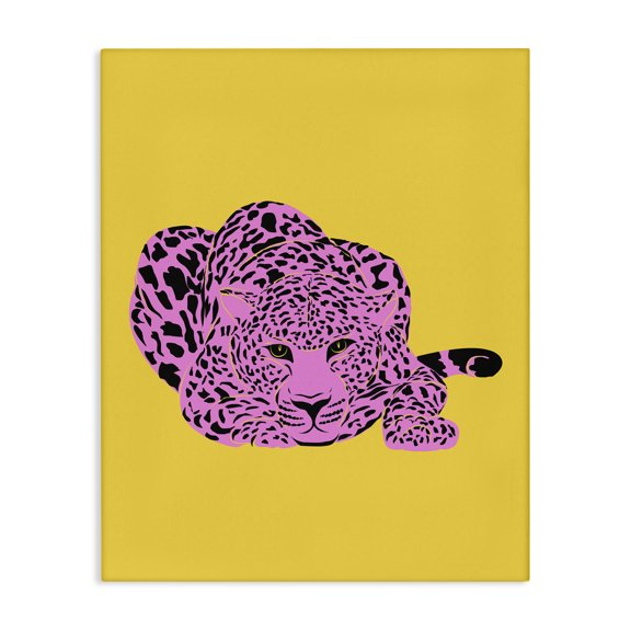 Stupell Industries Modern Pop Style Leopard Canvas Art, 16 x 20, by House of Lulu