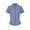 *Blue, variant on CENGNIAN Women's Button Up Collared Dress Shirts,Womens Breathable Short Sleeve Blouse,Business Casual Daily Work Tops For Ladies,Blue,Size L