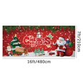 thumbnail image 3 of Christmas Holiday Banner Garage Door Decorations, Santa's Reindeer Barn Garage Door Murals,Winter Large Door Cover Decoration Indoor Outdoor,Christmas Holiday Backdrop Decoration 7 x 8 ft, 3 of 5