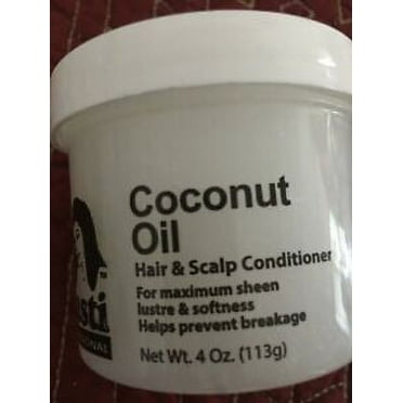 LUSTI PROFESSIONAL COCONUT OIL HAIR & SCALP CONDITIONER FOR MAXIMUM SHEEN 4 OZ