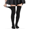 thumbnail image 3 of Womens Size Thigh High Socks Casual Thigh High Ings Thin Thigh High, 3 of 4