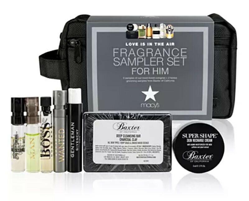 Macy&Amp;#39;S - Macy&Amp;#39;S 2019 Love Is In The Air 8-Piece Fragrance Sampler Set Travel Bag For Men ...