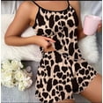 thumbnail image 1 of Ensemble de Pyjama pour Femmes T-shirts Shorts Roses en Forme de Cœur Col Rond T-shirt en Soie Glacée Confortable Décontracté Été, 1 of 5