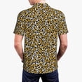 thumbnail image 4 of Daiia Leopard Pattern Men’s Polo Shirts,Solid Deck Shirt,Classic Fit, Breathable Cotton Polo for Casual and Sport Wear-X-Large, 4 of 9
