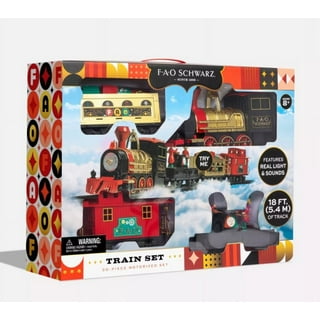 FAO Schwarz Rescue Responders Wooden Fire Station Playset - 21pcs 