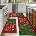 thumbnail image 6 of Floral Kitchen Rugs Sets of 3, Non Slip Kitchen Rugs and Mats Washable Farmhouse Kitchen Rugs Floral Kitchen Floor Mat Carpet Runner Rugs for Hallway Laundry Room, 6 of 12