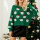 thumbnail image 4 of Suéter Odeerbi Navideño para Mujer Manga Larga Cuello Redondo Estampado de Papá Noel ODB197735, 4 of 7