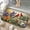 Birds and Flowers, variant on 1pc Koi Fish in a Pond Absorbent Non-Slip Bathroom Thickened Flannel Rug Decor,Soft,Quick Drying,Suitable For Indoor/outdoor Use,Bathrooms,Bedrooms,Kitchens,Terrace,Laundry Rooms,16"x24"