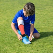 OUNONA 2pcs Girls Soccer Shin Guards with Ankle Support Ergonomic Design for Fan Gear