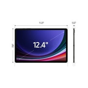 Samsung Galaxy Tab S9+ 12.4 Widescreen Tablet with S Pen, 256GB, Android 13, Graphite
