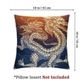 thumbnail image 4 of Ullo0ord Chinese Style Pillowcase, Dragon Theme Double-Sided Printed Pillowcase Home Decoration Cushion Cover for Sofa Car Furniture Garden Patio Bed 12x12in, 4 of 7
