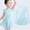 Light Blue, variant on Eltusu Girls Ballet Dance Dress, Short Sleeve Cotton Crewneck Practice Leotard Skirts Pink Size 4-17 T