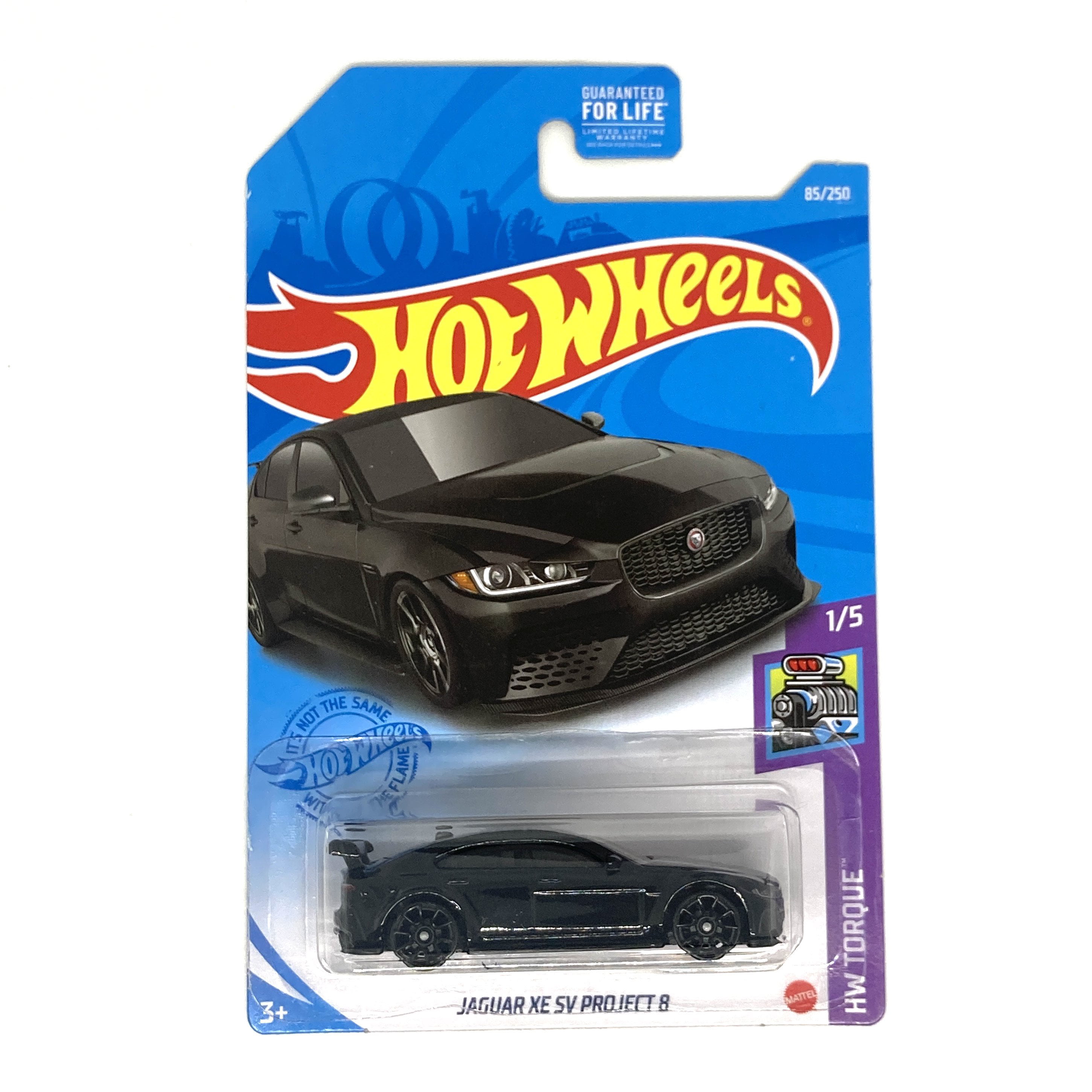 Hot Wheels JAGUAR XE SV PROJECT 8 BLACK HW TORQUE 2021 J CASE 