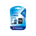 thumbnail image 2 of Verbatim 16GB Premium MicroSDHC Memory Card with Adapter, Class 10, 2 of 8