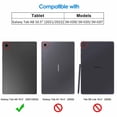thumbnail image 2 of JETech Case for Samsung Galaxy Tab A8 10.5-Inch 2022 (SM-X200/X205/X207), Slim Lightweight Stand Protective Tablet Cover with Auto Wake/Sleep (Dark Gray), 2 of 7