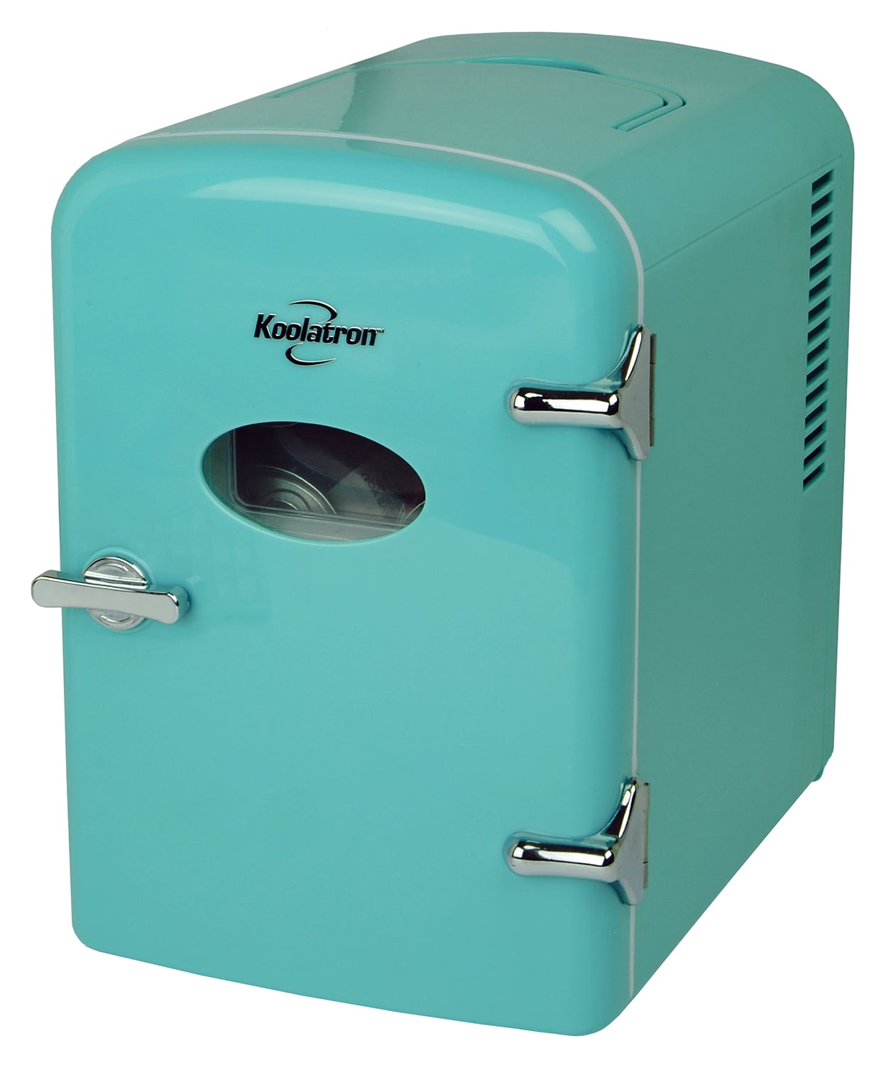 Koolatron 6 Can AC/DC Personal Retro Electric Mini Cooler/Mini Fridge
