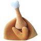 thumbnail image 2 of Sombrero de pavo de peluche de Acción de Gracias, sombreros de pavo asado, accesorio de fiesta de disfraces del día de Acción de Gracias (marrón) Adepaton WRJM-420, 2 of 3