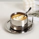 thumbnail image 4 of Taza De Té Latte Cappuccino, Resistente Al óxido, Duradera, De Doble Pared, Con Aislamiento, Juego De Tazas De Café Con Cuchara, Platillo Para El Hogar, 4 of 8