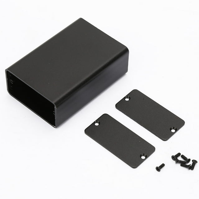 Electronic Project Case,Frosted Black Aluminum Printed Printed Circuit Board Instrument Box Black Printed Circuit Board Instrument Box Rapid Response