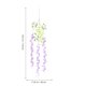 thumbnail image 2 of NUOLUX 24Ud Flor Artificial De Wisteria Colgante Con Textura Para Interior, 2 of 5