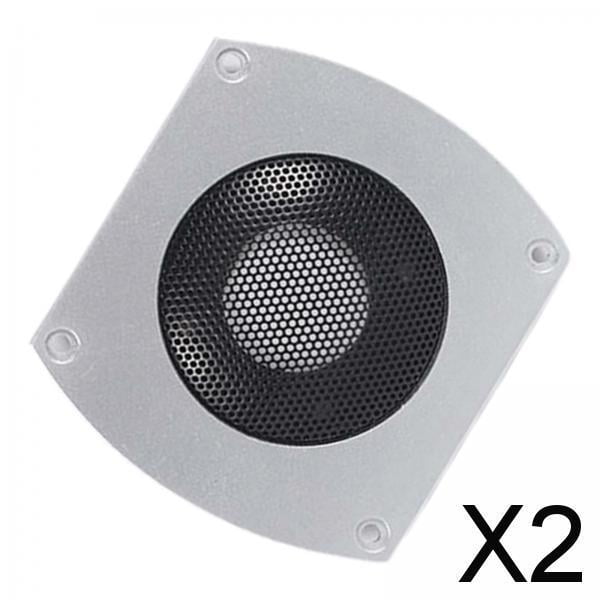 2x Cubierta de Altavoz, Cubierta Protectora para Altavoces DIY, Panel de Tweeter Protector de Bocina 2 piezas