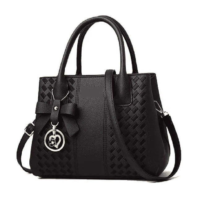 "Bolso Mano Tote Bolsa Mochila Mujer Gran Capacidad Ligero negra "