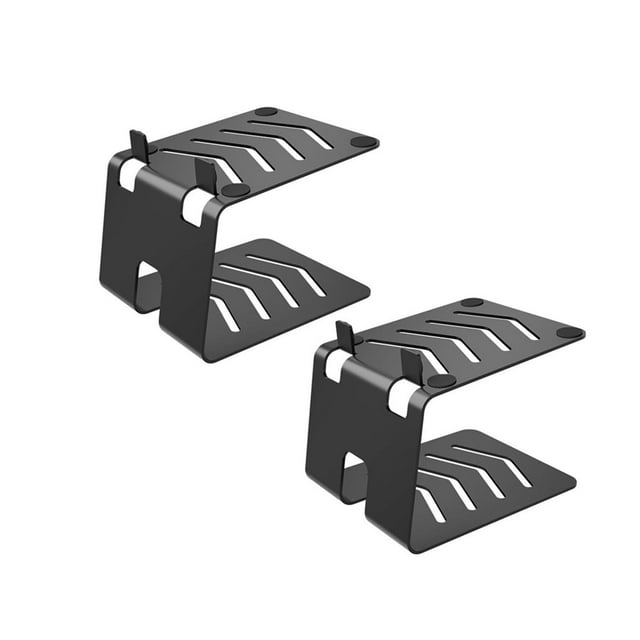 BELOVING 2 Pcs Support de Haut-Parleur de Bureau Supports de Haut-Parleur d'Ordinateur Supports de Moniteur de Studio Style A