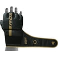 thumbnail image 6 of RDX MMA Gloves for Men, Grappling Gloves, Sparring Gloves, Kickboxing Gloves, Muay Thai Gloves, Krav Maga Gloves, Training Gloves, Mixed Martial Arts Gloves, Golden, Small, 6 of 10
