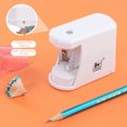 thumbnail image 4 of Graflsoa Automatic Electric Pencil Sharpener with Safety Stop, Battery-Powered (2 AA, Not Included), Blue, ABS Plastic, Portable Design for Students and Professionals, 4 of 6