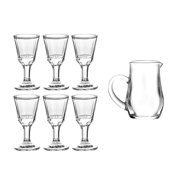 Copa de vino Juego De 7 Copas De Vino, Decantador Chino, Vino Blanco, Champán Para La Familia E Fanmusic Copa de vino