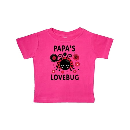 

Inktastic Valentine s Day Papa s Lovebug Gift Baby Boy or Baby Girl T-Shirt